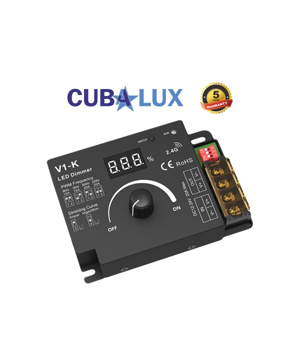LED Controller Dimmer Manual 20A 12/24V  CUBALUX CL13-0929