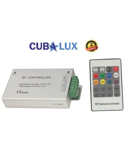 RF RGB Controller Με Χειριστήριο 3x4A 12/24Vdc  CUBALUX CL13-0363