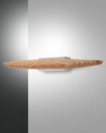 Φωτιστικό Τοίχου  Fabas Luce Ribot LED 17W  Ξύλο Dimmable  1400lm Θερμό 3000K – 3676-21-215