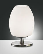 Επιτραπέζιο Φωτιστικό   Fabas Luce Rockford G9 Λευκό Με Dimmer Αφής    – 3571-30-102