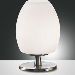 Επιτραπέζιο Φωτιστικό   Fabas Luce Rockford G9 Λευκό Με Dimmer Αφής    – 3571-30-102
