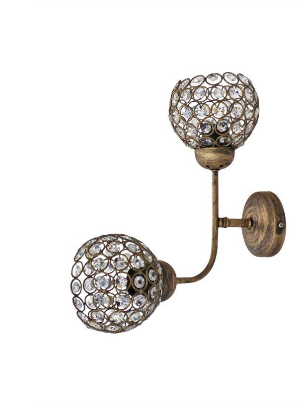 S-20AP CHRIS 2/L BRONZE ΑΠΛΙΚΑ ΓΩΝΙΑ CRYSTALS Heronia – 01-0305