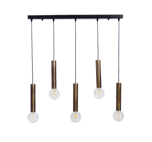 Φωτιστικό S-42Ράγα 5/L Μπρονζέ  Heronia – 34-0205