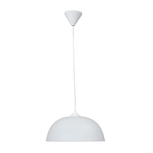 Κρεμαστό  φωτιστικό Καμπάνα Φ300  Λευκό  Κρεμαστό  Heronia – 35-0011
