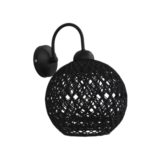 SILK-01/ΑΡ Φ20  Μαύρο – Μαύρο  Απλίκα Heronia – 31-1154