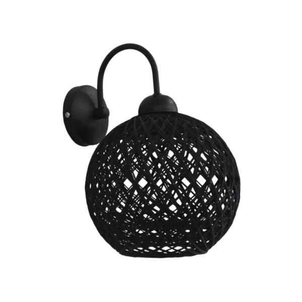 SILK-01/ΑΡ Φ20  Μαύρο – Μαύρο  Απλίκα Heronia – 31-1154