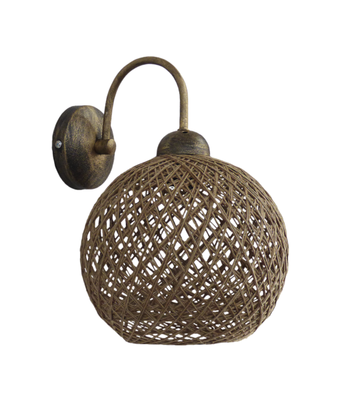 SILK-01/ΑΡ Φ20 NATURAL-Μπρονζέ  Απλίκα Heronia – 31-1153