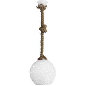 SILK-01 Φ20 Σχοινί Λευκό UT-Λευκό 1/L E27 Heronia – 31-1148