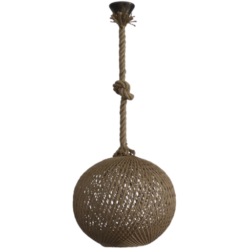 SILK-02 Σχοινί NATURAL-UT-Μπρονζέ   1/L Φ35 E27 Heronia – 31-1150