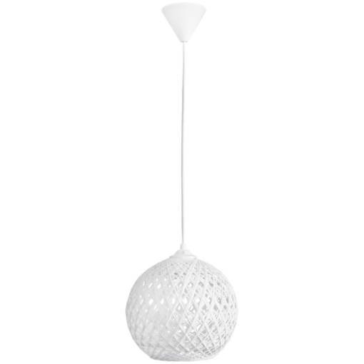 SILK-01 Φ20 Λευκό 1/L  Κρεμαστό  E27 Heronia – 31-1139