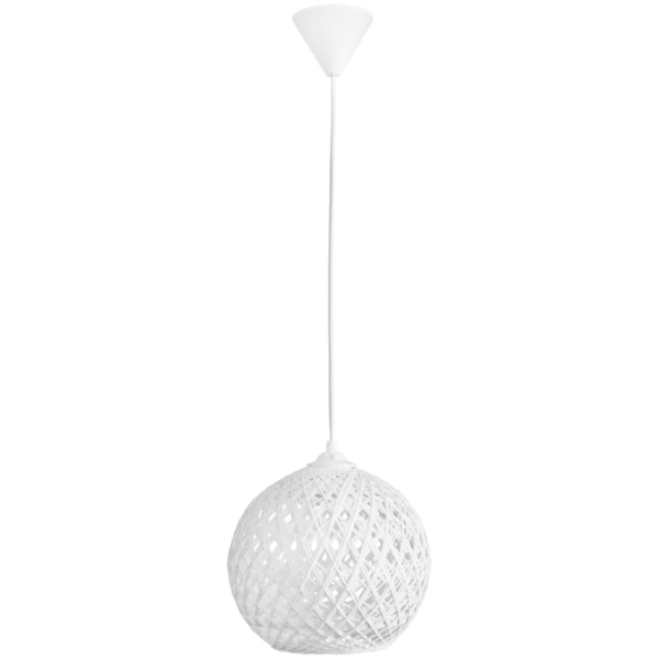 SILK-01 Φ20 Λευκό 1/L  Κρεμαστό  E27 Heronia – 31-1139