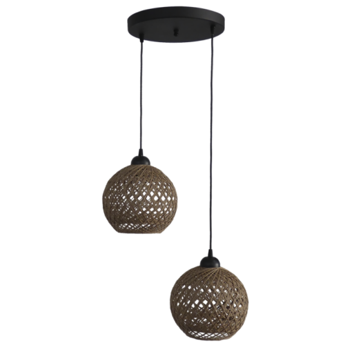 SILK/2L  Κρεμαστό   Μαύρο -Φυσικό  Heronia – 31-1209