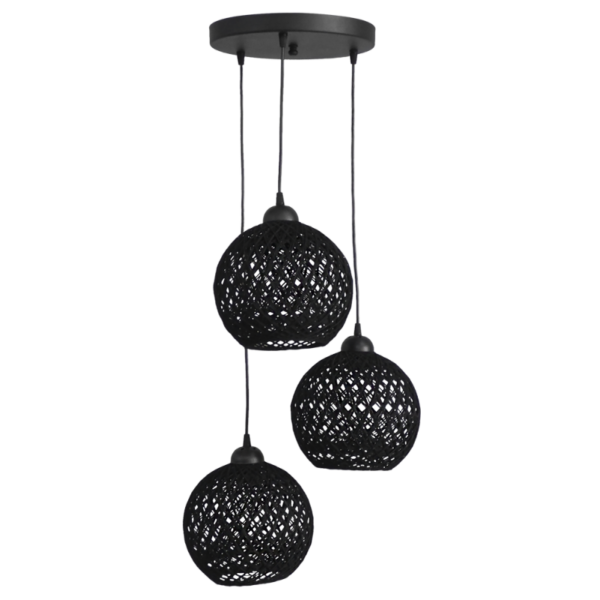 SILK/3   Μαύρο  Κρεμαστό Heronia – 31-1213