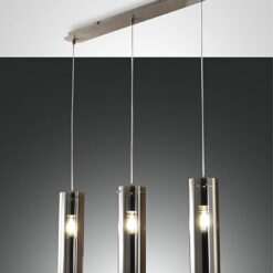 Κρεμαστό Φωτιστικό   Fabas Luce Sintesi 3X E27 Φιμέ     – 3480-47-126