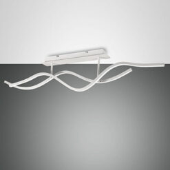 Φωτιστικό Οροφής  Fabas Luce Sinuo LED 36W  Λευκό Steps dimmable  3880lm Θερμό 3000K – 3666-65-102