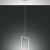 Κρεμαστό Φωτιστικό   Fabas Luce Sirio LED 8W  Λευκό   750lm Θερμό 3000K – 3390-40-102
