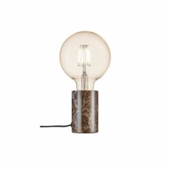Nordlux Siv Marble Φωτιστικό Γραφείου Brown E27  Μάρμαρο –  45875018