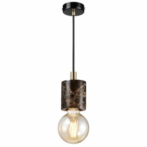 Nordlux Siv Κρεμαστό Brown E27  Μάρμαρο –  45883018