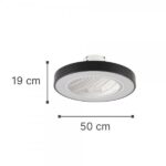 ΑΝΕΜΙΣΤΗΡΑΣ ΟΡΟΦΗΣ LED 36W 3CCT ΣΕ ΧΡΥΣΟ (101000360)