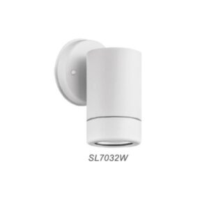 Επιτοίχιο Φωτιστικό Απλίκα 1ΧGU10 IP44 Πλαστικό Λευκό ACA – SL7032W