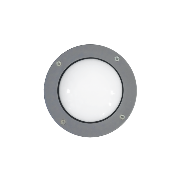 Φωτιστικό χελώνα  Πλαστικό-10A  Γκρι Heronia – 13-0071