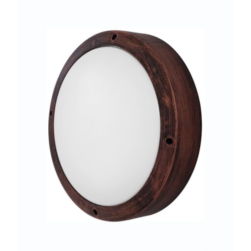 Φωτιστικό πλαφόν οροφής/τοίχου  Πλαστικό-40Α Χαλκός Heronia – 13-0090