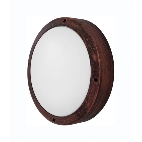 Φωτιστικό πλαφόν οροφής/τοίχου  Πλαστικό-40Α Χαλκός Heronia – 13-0090