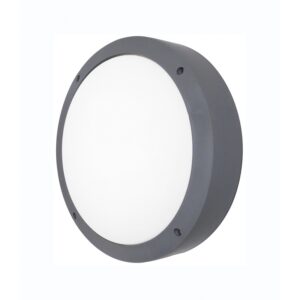 Φωτιστικό πλαφόν οροφής/τοίχου  Πλαστικό-40Α Γκρι Heronia – 13-0088