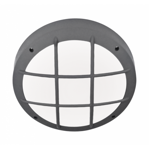 Φωτιστικό πλαφόν οροφής/τοίχου  Πλαστικό-40B Γκρι Heronia – 13-0100