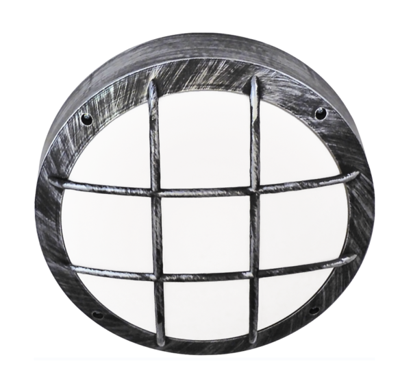 Φωτιστικό πλαφόν οροφής/τοίχου  Πλαστικό-40B Ασημί Heronia – 13-0103