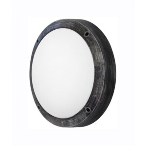 Φωτιστικό πλαφόν οροφής/τοίχου  Πλαστικό-40Α Ασημί Heronia – 13-0091