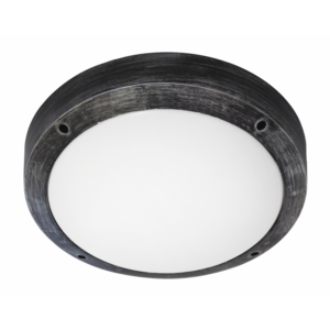 Φωτιστικό πλαφόν οροφής/τοίχου  Πλαστικό-40Α Ασημί Heronia – 13-0091