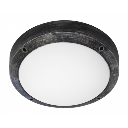 Φωτιστικό πλαφόν οροφής/τοίχου  Πλαστικό-40Α Ασημί Heronia – 13-0091