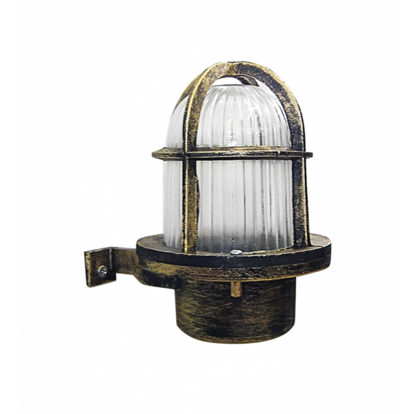 Απλίκα επιτοίχια  Πλαστικό-500A Μπρονζέ  Heronia – 07-0062