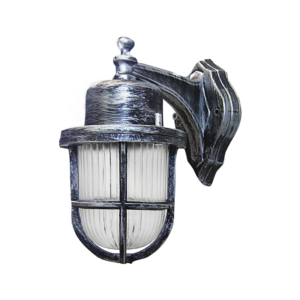 Απλίκα επιτοίχια  Πλαστικό-500B Ασημί Heronia – 07-1150