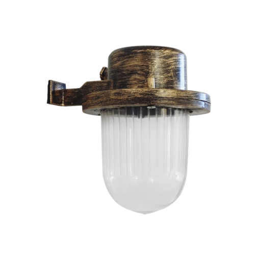 Απλίκα επιτοίχια  Πλαστικό-600A Μπρονζέ  Heronia – 07-1250