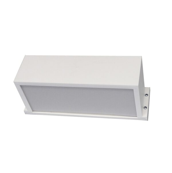 Φωτιστικό τοίχου  Πλαστικό-50B Λευκό Heronia – 13-0105