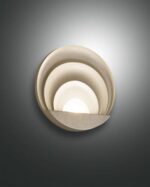 Φωτιστικό Τοίχου  Fabas Luce Sunrise LED 29W  Χρυσό Ματ Dimmable  3240lm Θερμό 3000K – 3523-21-225