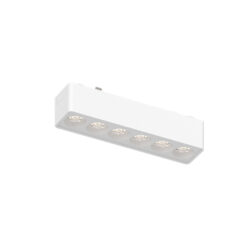 InLight Φωτιστικό LED 6W 3000K για Ultra-Thin μαγνητική ράγα σε λευκή απόχρωση D:12,2cmX2,4cm (T02801-WH)