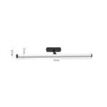 InLight Φωτιστικό LED 20W 3000K για Ultra-Thin μαγνητική ράγα σε μαύρη απόχρωση D:80×8,7cm (T04201-BL)