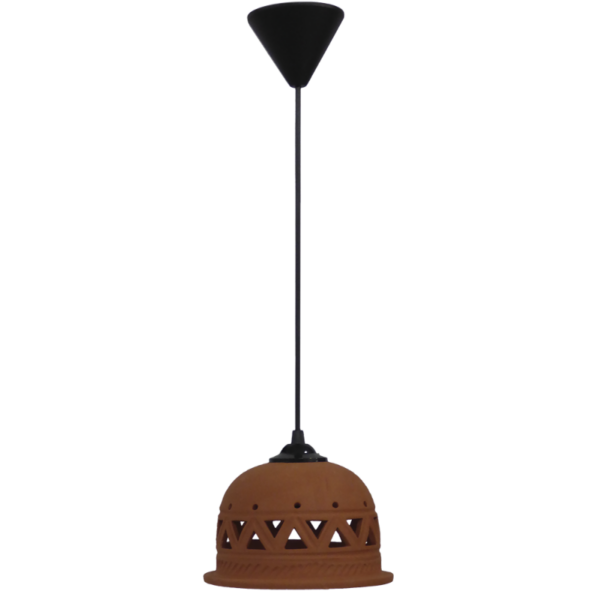 TERRA-02 1L Κεραμιδί BELL Φ17 Κεραμεικό Μονόφωτο Heronia – 39-0004