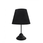 TL-04 Φ25 BLACK-BLACK ΠΟΡΤ. Ε/27 ΜΕ ΑΜΠΑΖΟΥΡ ΚΩΝΙΚΟ   Heronia -09-0104