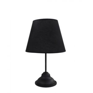 TL-04 Φ25 BLACK-BLACK ΠΟΡΤ. Ε/27 ΜΕ ΑΜΠΑΖΟΥΡ ΚΩΝΙΚΟ   Heronia -09-0104