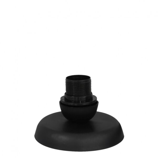 TLB-07 BLACK ΒΑΣΗ ΠΟΡΤΑΤΙΦ 9cm E27 ΠΛΑΣΤ.ΒΑΣΗ ΙΣΙΑ   Heronia -09-0072