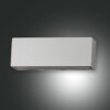 Φωτιστικό Τοίχου  Fabas Luce Trigg LED 14W  Ασημί  IP54 1300lm Θερμό 3000K – 6786-02-844