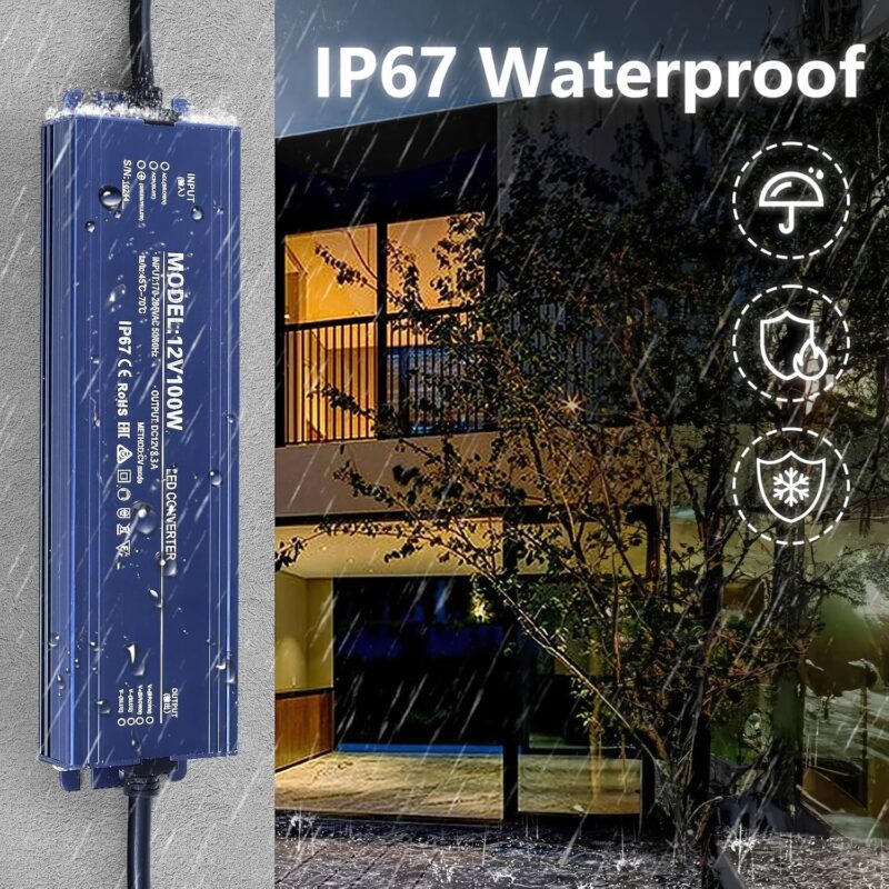 Τροφοδοτικό για LED 60W 24V DC 2.5A IP67 Αδιάβροχο Μεταλλικό ACA – W60CV24N