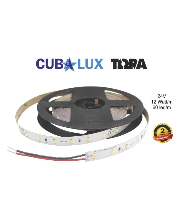 LED Ταινία 12 W 24V CUBALUX Dimmable 996lm/m  Θερμό 2700K 5 Μέτρα CL50-0098
