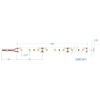 LED Ταινία 14.4W 12V CUBALUX Dimmable 1108lm/m 3000K Θερμό 5 Μέτρα CL50-0015