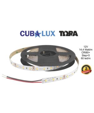 LED Ταινία 14.4W 12V CUBALUX Dimmable 1108lm/m 3000K Θερμό 5 Μέτρα CL50-0015