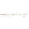 LED Ταινία 18W 24V CUBALUX Dimmable 1494lm/m Αδιάβροχη IP65 Θερμό 2700K 5 Μέτρα CL50-0101